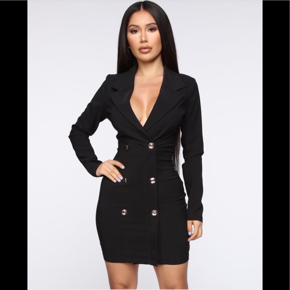 Fashion Nova Enterprise blazer dress Small